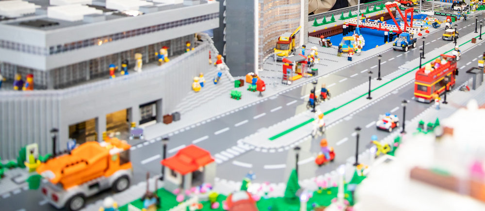 Legomodell Stadt der Zukunft FIWARE